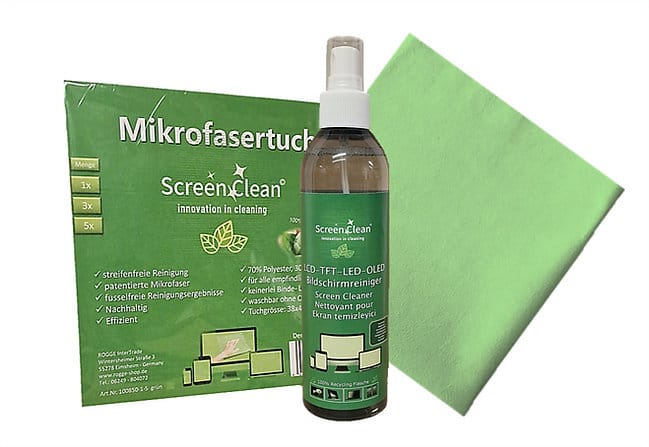 ScreenClean 250ml Screen Cleaner 100% + Vileda Micro ScreenClean 250ml Čistač zaslona 100% + vileda micro
